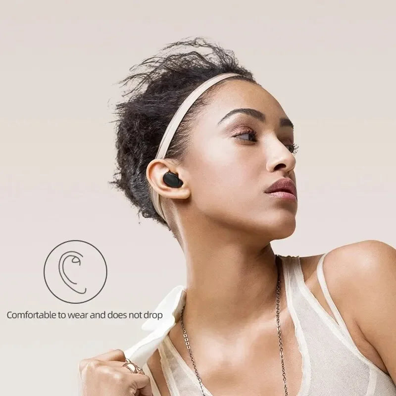 for Huawei Xiaomi Redmi TWS A6S Wireless Bluetooth Headset Earbuds Noice Cancelling Earphone Bluetooth Headphones with Mic